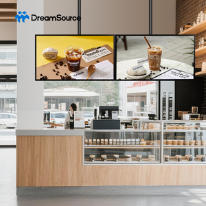 32 43 55 65 Inch Digital Electric Menu Board 2K/4K 350 Nits High Bright LCD <b>Wall</b> <b>Display</b> Screen - Product Image 2