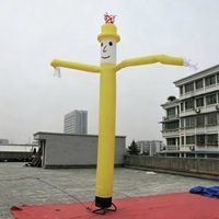 Danseur gonflable personnalisé, Sky Dancer, homme gonflable ondulant pour événement publicitaire, logo et design de dessin animé personnalisés
