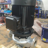 Pompe centrifuge verticale électrique en ligne pour eau de mer chaude, moteur haute pression, transfert longue distance, pompe de surpression à jet, liste des prix