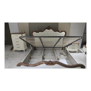 Muebles <span class=keywords><strong>de</strong></span> Dormitorio Exquisitos y <span class=keywords><strong>Cama</strong></span> Abatible Completa con Función <span class=keywords><strong>de</strong></span> Almacenamiento, Elegante Juego <span class=keywords><strong>de</strong></span> Dormitorio con Estructura <span class=keywords><strong>de</strong></span> <span class=keywords><strong>Cama</strong></span> Tapizada y Cómoda - Product Image 1