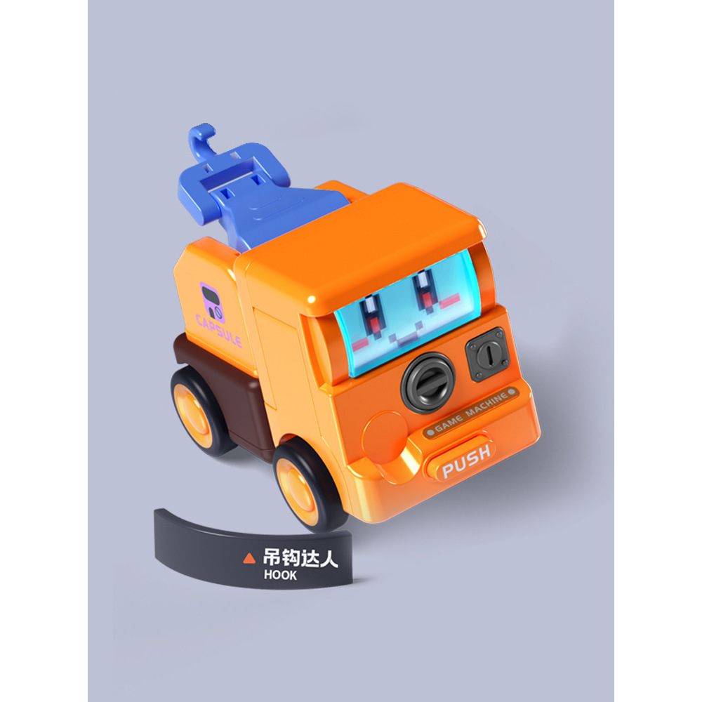Naranja - Grúa de deformación por impacto inercial [bolsa de opp]