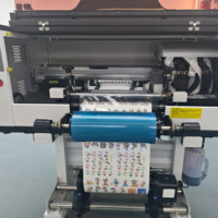 Impresora de Inyección de Tinta UV Automática Easy Color, Máquina Laminadora, Impresión de Etiquetas de PVC, Rollo a Rollo, 3 Cabezales, Botón de Presión, Dimensiones A3, A4, A2