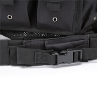Gilet tactique léger et hautement respirant en nylon GAF avec fermeture à rabat