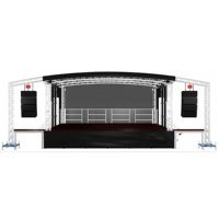 Équipement de scène - pour scène portable - structure en aluminium - treillis métallique