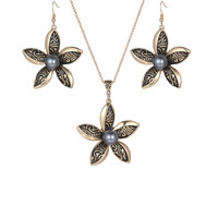 Fabricant professionnel de colliers rétro, boucles d'oreilles tendance en perles, ensemble de bijoux pour femmes