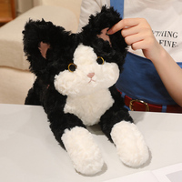 Peluche de chat allemand super mignonne avec rembourrage en coton PP, super douce et brodée, cadeau d'anniversaire pour enfant