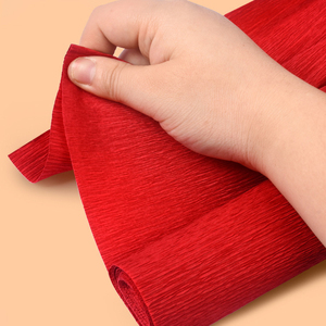 Bó hoa cẩm chướng thủ công làm dày màu sắc, giấy nhăn viền giấy crepe xếp ly thủ công bằng cách nhào nặn - Product Image 6