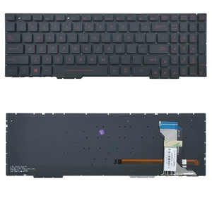 Clavier d'ordinateur portable pour <span class=keywords><strong>ASUS</strong></span> GL553 US GL553V <span class=keywords><strong>GL553VW</strong></span> ZX553VD ZX53V ZX73 FX553VD FX53VD US Anglais - Product Image 1