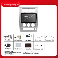Autoradio Android 10 pouces 2+32G CarPlay sans fil Android Auto pour Jeep Liberty 2008-2012 IPS DSP GPS FM RDS WIFI OEM