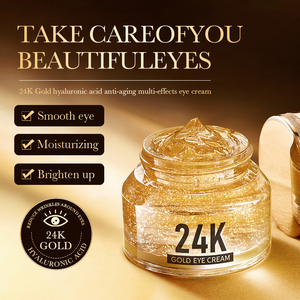 Crema de Ojos ZOZU OEM ODM con Ácido Hialurónico y Oro de <span class=keywords><strong>24k</strong></span>, Hidratante, Antiarrugas, la Mejor para las Ojeras - Product Image 2