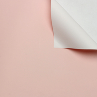 Pembungkus Buket Bunga Kertas Warna-Warni Custom Tahan Air PVC Dua Sisi Buatan Tangan Mewah untuk Kemasan Hadiah Florist Digital