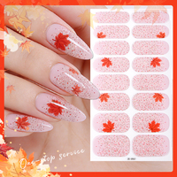 Autocollants pour ongles à 16 doigts, vente chaude, style européen et américain, 3D, enveloppants, imperméables, poudre onyx, film brillant pour ongles, directement de l'usine
