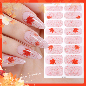 Autocollants pour ongles à 16 doigts, vente chaude, style européen et américain, 3D, enveloppants, imperméables, poudre onyx, <span class=keywords><strong>film</strong></span> brillant pour ongles, directement de l'usine - Product Image 5