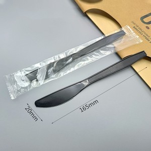 일회용 PS 플라스틱 고급 수저 세트 (나이프, 스푼) BPA 프리 친환경 재활용 가능 (레스토랑, 호텔, 케이터링 업체용) - Product Image 4