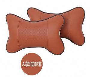 Coussins d'appui-tête de voiture, oreillers de nuque en PU, mousse à mémoire de forme, quatre saisons, oreiller simple, accessoires de voiture, coussins d'appui-tête de voiture - Product Image 4