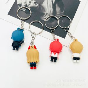 Porte-clés miniature créatif de Chainsaw Man, <span class=keywords><strong>figurine</strong></span> d'anime <span class=keywords><strong>Denji</strong></span> Pochita, breloque pour sac d'étudiant - Product Image 6