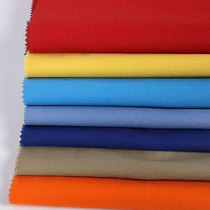 Tissu en toile de coton ignifuge Newtech, poids moyen, teinture unie, pour vêtements de travail, automne-hiver, norme EN - Product Image 1