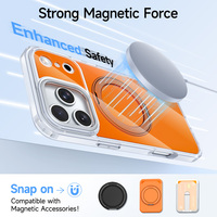 Étui de téléphone magnétique fin et lisse 360 °   Coque de protection antichoc avec support rotatif pour iPhone 18 17Air 17 16 15 Plus Pro Max