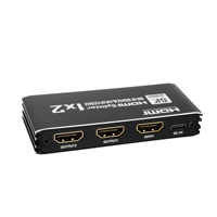 Répartiteur HDMI Xput 1x2 prenant en charge la résolution 8K Ultra HD, normes HDMI 2.1 et HDMI 2.3, adaptateur d'affichage double écran avec une entrée et deux sorties pour le jeu