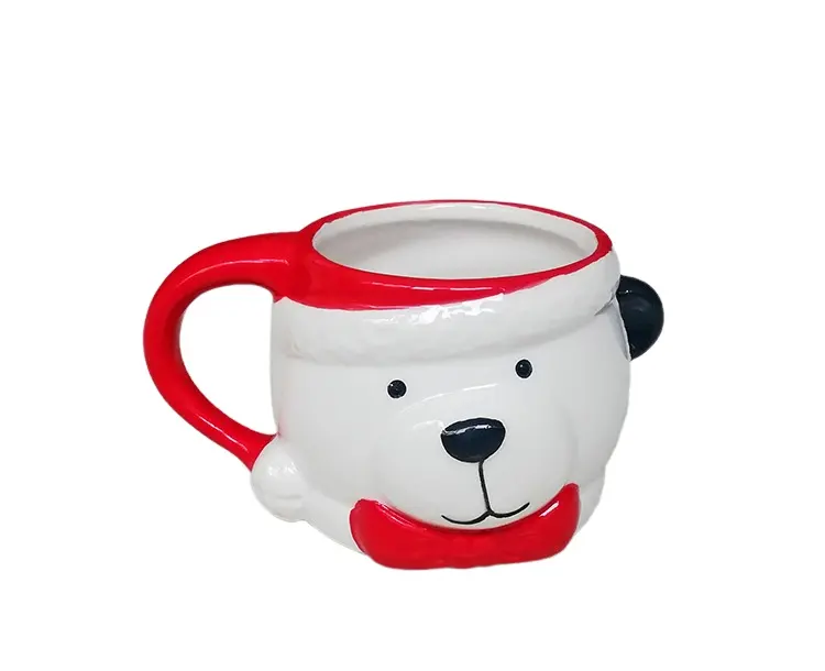 Weihnachts keramik Tee becher Tasse 150ml Lustige Reise Kaffee becher Netter Weihnachts mann Schneemann Pinguin Elch Mädchen Jungen Freunde Geschenke