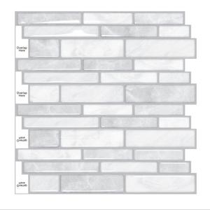 12 "x 12" Peel and Stick autoadesivo Stick rimovibile sulla cucina Backsplash bagno 3D muro adesivo carta da parati piastrelle - Product Image 4