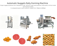 Máquina Automática para Formar Nuggets de Pollo, Tamaños Pequeño, Mediano y Grande, 100-2000 kg/h, para Línea de Producción de Nuggets de Pollo Congelados