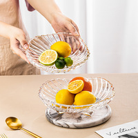 Assiette à salade de fruits colorée de style minimaliste nordique, motif uni, créative, pour fruits secs, gâteaux, collations et bonbons, pour la maison
