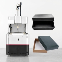 Machine semi-automatique de fabrication de boîtes rigides en carton – Prix compétitif – Pour cosmétiques, montres, cadeaux de luxe, chaussures – Machine de formage de boîtes rigides