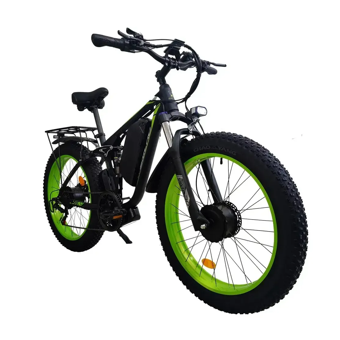 Toptan ucuz fiyat yol çift Disk fren bisikleti Ebike tam süspansiyon yağ lastik elektrikli E bisiklet