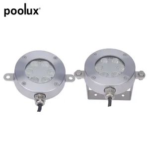 屋外LED水中噴水ライトDMXコントロールステンレス鋼IP68RGB噴水ライト