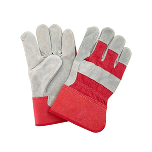 قفازات صناعية بفتحة رمادية زرقاء شرائط مزدوجة للعمل على راحة اليد - Product Image 5