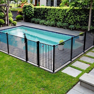 Rampe en aluminium, clôture de jardin en métal ornemental, clôture de jardin en métal, <span class=keywords><strong>poteau</strong></span> de clôture en acier galvanisé - Product Image 2