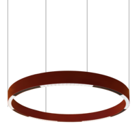 Luminaire suspendu LED circulaire moderne en aluminium décoratif pour salle à manger et salon