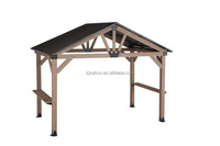 Vente directe usine – Abri de voiture autoportant robuste et imperméable 12x20 avec toit rigide en bois, fabriqué en Chine, pour 2 voitures