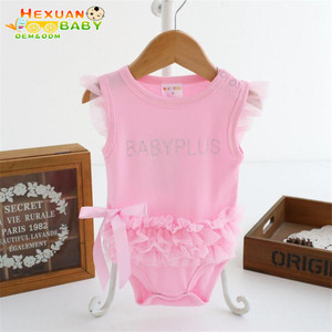 Cina Mercato All'ingrosso Piccolo Della Ragazza di Vendita Calda Del Bambino Appena Nato Vestiti Del Bambino Del Pagliaccetto Per Il Capretto - Product Image 6