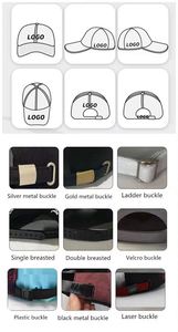 Fit Outdoor 6 Panels Embroidery Golf Polyester Adjustable Custom Logo Sport <b>Running</b> Quick Dry Performance Cap - Product Image 4