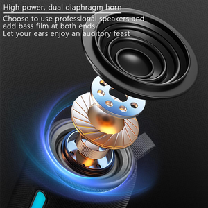 ลำโพงซับวูฟเฟอร์สเตอริโอใหม่ 40W ลำโพงไร้สายกันน้ำ IPX6 ไฟ RGB ลำโพงเบสสำหรับใช้งานกลางแจ้งพร้อมไฟ LED - Product Image 4