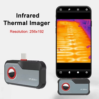 Cámara Termográfica Móvil HT-203U-i, Cámara de Imagen Térmica Infrarroja para Teléfono, Detección de Circuitos PCB, Tuberías de Calefacción por Suelo Radiante