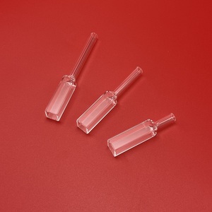 Cuvette en verre rectangulaire de fluorimètre optique de la longueur 3.5ml de chemin de la norme 10mm avec le joint évalué - Product Image 6