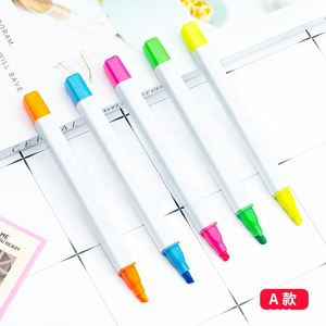 Marcadores de Arte de Plástico Coloridos con Logotipo Personalizado, No Tóxicos, Útiles Escolares, Juego Promocional Deportivo de 5 Colores - Product Image 3