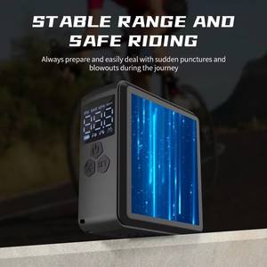 TANKE Mini pompe intelligente <span class=keywords><strong>pour</strong></span> vélo-<span class=keywords><strong>Compresseur</strong></span> d'air électrique portable <span class=keywords><strong>pour</strong></span> vélos de route/<span class=keywords><strong>VTT</strong></span> avec arrêt automatique et affichage PSI - Product Image 5