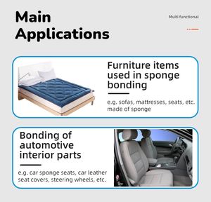 中国製ウォーターベーススプレー接着剤ソファスポンジ強力接着剤スプレーシーラント車のインテリアライニング用 - Product Image 6