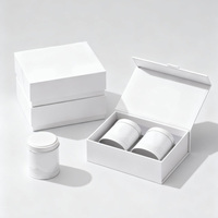 Nouvel ensemble cadeau de luxe pour le thé 2026 avec logo personnalisé, boîte rigide magnétique en carton à texture tactile premium pour cadeaux d'entreprise