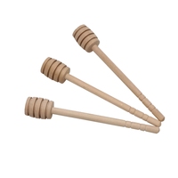 Cuchara de madera para miel, mango largo, cucharón para miel, cuchara de té de madera, cuchara para mezclar café, jarabe, Extractor de miel