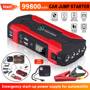 신상품 99800mah 자동차 점프 스타터 12v 비상 자동차 배터리 부스터 팩 휴대용 자동차 배터리 점퍼 스타터 전원 은행 - Product Image 3