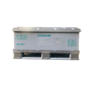 1200x1000 HDPE 헤비 듀티 접이식 대형 컨테이너 창고 산업용 팔레트 빈 뚜껑 3 러너 - Product Image 5