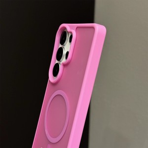 Funda Magnética <span class=keywords><strong>para</strong></span> Teléfono Samsung S26 S24 S25 <span class=keywords><strong>Ultra</strong></span> S23, Carcasa Rígida de PC Mate Translúcida, Carga Inalámbrica, Protección Contra Impactos - Product Image 6