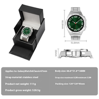 Atmungsaktive Edelstahl-Schutzhülle und Armband mit Faltschließe für Smartwatch 6 Classic 43mm/47mm