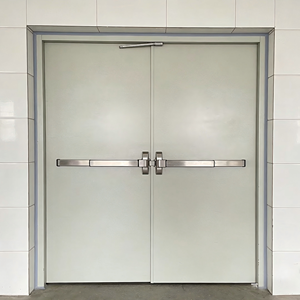 Puerta Principal Metálica Ignífuga de Fábrica con 36 Años de Experiencia, ODM/OEM, Núcleo de Alta Densidad, Resistente a la Corrosión y al Fuego, Diseño Moderno para Uso en Hoteles - Product Image 1