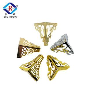 F45 sang trọng Chrome vàng kim loại đồ nội thất chân bên cạnh giường ngủ băng ghế dự bị chân cho sofa giường & Tủ Chất lượng cao & phong cách - Product Image 2